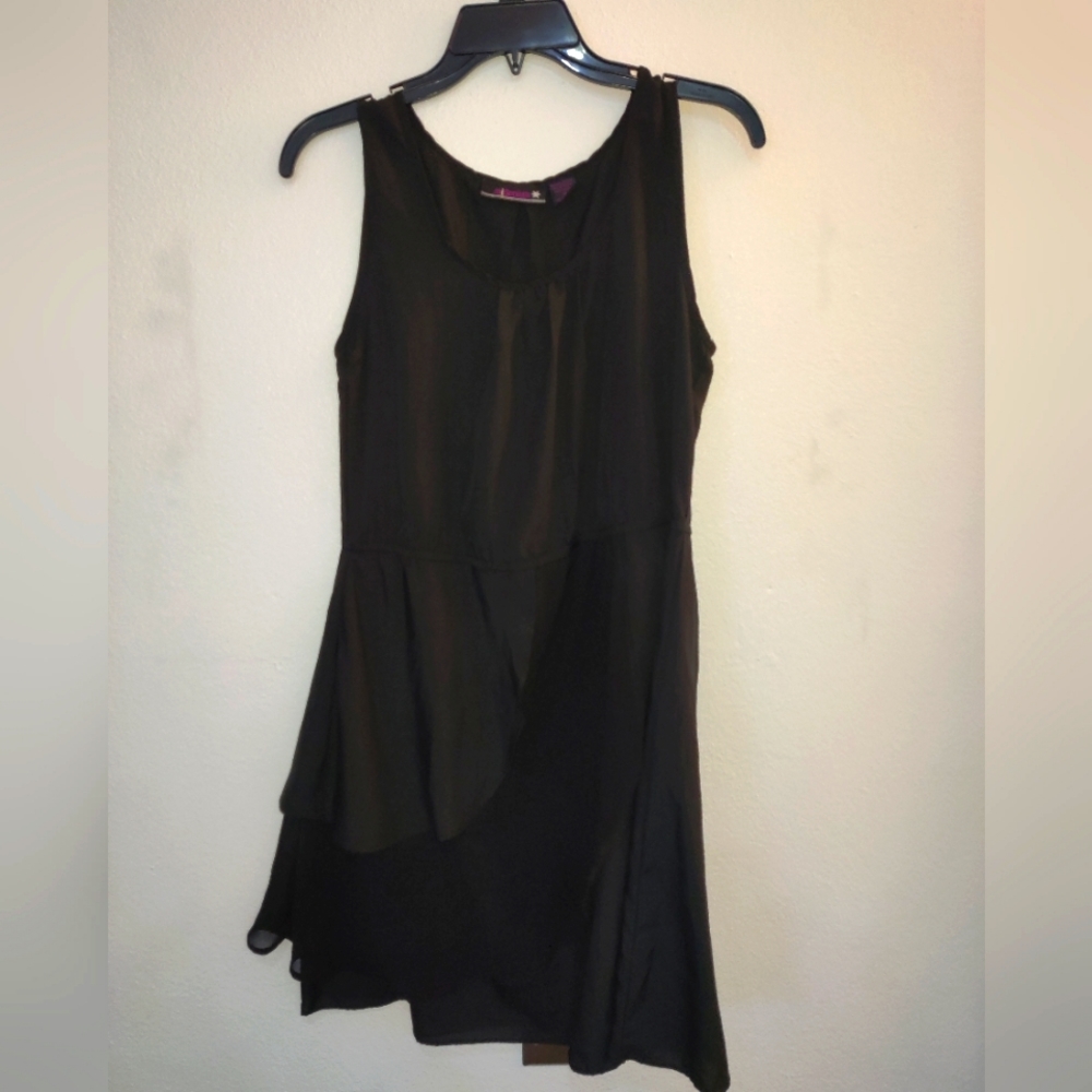 Dress with layered bottom